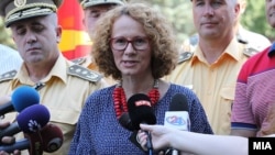 Министерката за одбрана Радмила Шекеринска